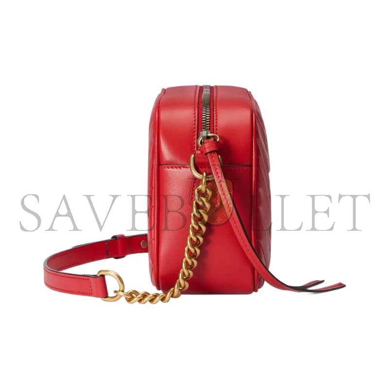 GUCCI MARMONT SMALL MATELASSE SHOULDER BAG 447632 (24*13*7cm)